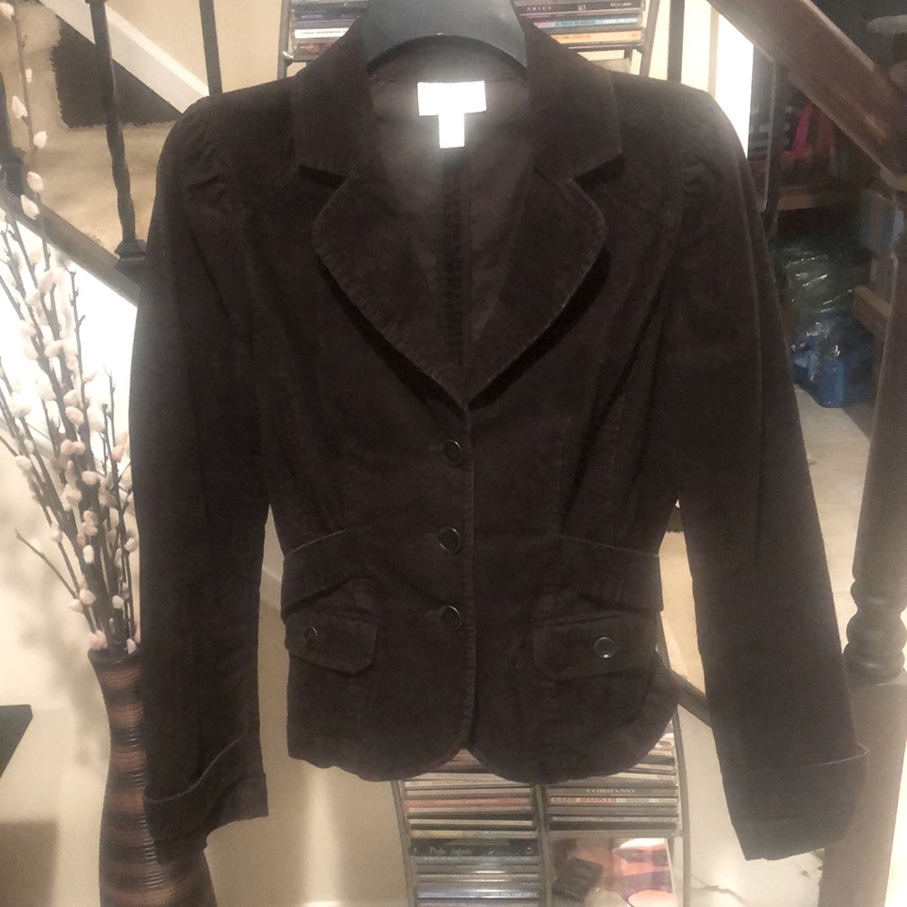 Ann Taylor LOFT Corduroy Blazer/Jacket Size 4 - Picture 3 of 8